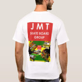 JMT. DINO/SHAGGY Mannen basic T-shirt (Achterkant)