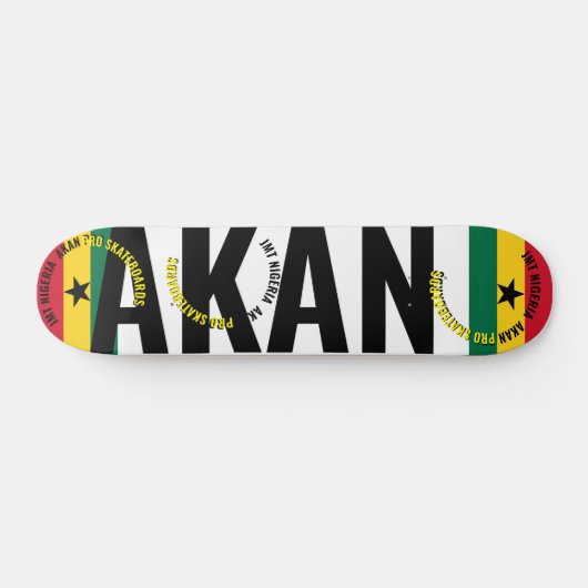 JMT GHANA AKAN 7 3/4-inch skateboard Deck (Horizontaal)