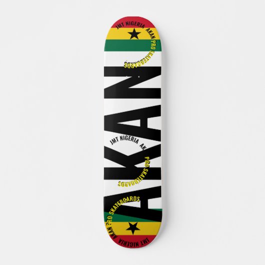 JMT GHANA AKAN 7 3/4-inch skateboard Deck (Voorkant)