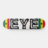 JMT GHANA EYE 7 3/4-inch skateboard Deck (Horizontaal)