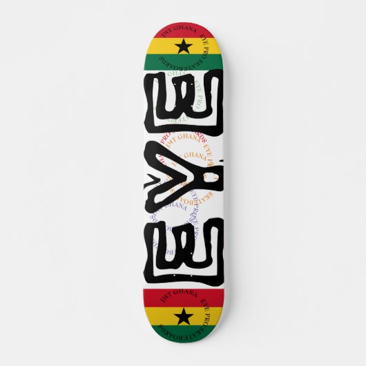 JMT GHANA EYE 7 3/4-inch skateboard Deck (Voorkant)