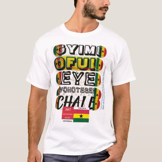 JMT GHANA / UFO MANNEN T-SHIRT (Voorkant)