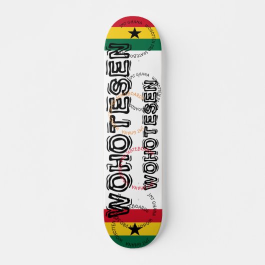 JMT GHANA WOHOTESSEN 7 3/4-inch skateboard Deck (Voorkant)