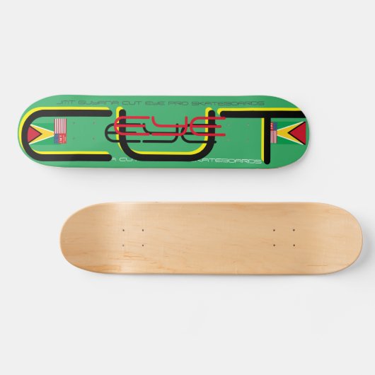 JMT GUYANA CUT EYE 7 3/4" Skateboard Deck (Horizontaal)