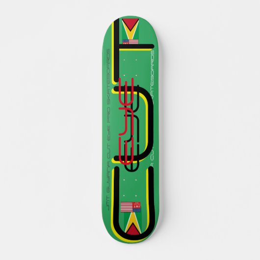JMT GUYANA CUT EYE 7 3/4" Skateboard Deck (Voorkant)