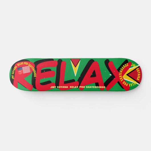 JMT GUYANA ONTSPAN!! 19,7 cm Skateboard Deck (Horizontaal)