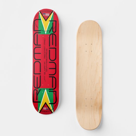 JMT GUYANA REDMAN 7 3/4" Skateboard Deck (Voorkant)