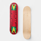 JMT GUYANA REDMAN 7 3/4" Skateboard Dek (Voorkant)
