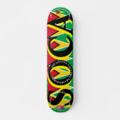 JMT GUYANA SOCA 7 3/4" Skateboard Deck (Voorkant)