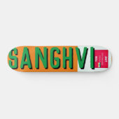 JMT INDIA SANGHVI 7 3/4-inch skateboard Deck (Horizontaal)
