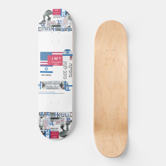 JMT ISRAEL 8 1/4 "Skateboard Deck Persoonlijk Skateboard (Voorkant)