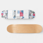 JMT ISRAEL 8 1/4 "Skateboard Deck Persoonlijk Skateboard (Horizontaal)
