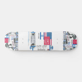 JMT ISRAEL 8 1/4 "Skateboard Deck Persoonlijk Skateboard (Horizontaal)