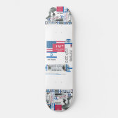 JMT ISRAEL 8 1/4 "Skateboard Deck Persoonlijk Skateboard (Voorkant)