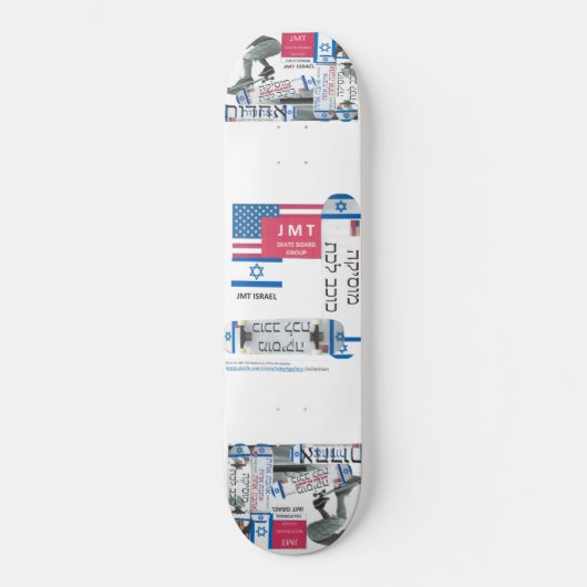 JMT ISRAEL 8 1/4 "Skateboard Deck Persoonlijk Skateboard (Voorkant)