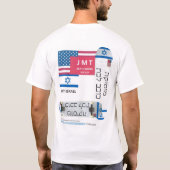JMT ISRAEL JMT Heren Basic T-Shirt (Achterkant)