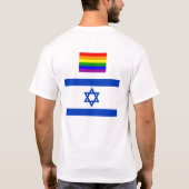 JMT ISRAEL /LGB Heren Basic T-Shirt (Achterkant)