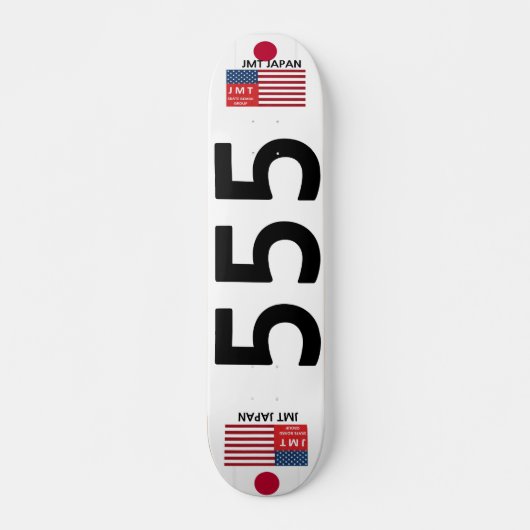 JMT JAPAN 555 7 3/4" Skateboard Deck (Voorkant)