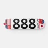 JMT JAPAN 888 7 3/4" Skateboard Deck (Horizontaal)