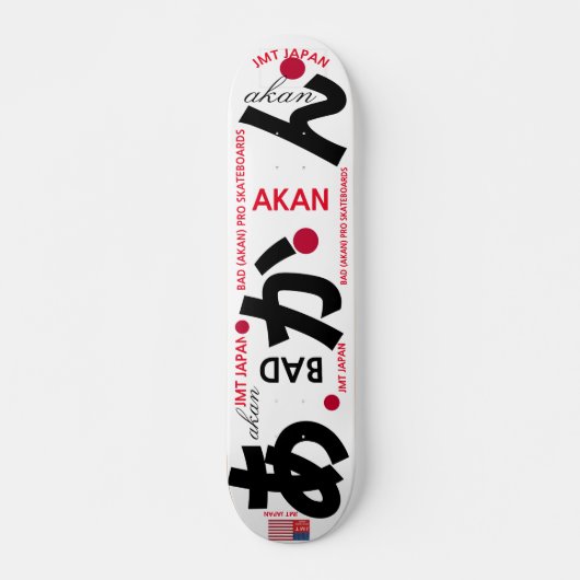 JMT JAPAN AKAN 7 3/4" Skateboarddek Persoonlijk Skateboard (Voorkant)