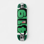 JMT NIGERIA 419 7 3/4" Skateboard Deck (Voorkant)