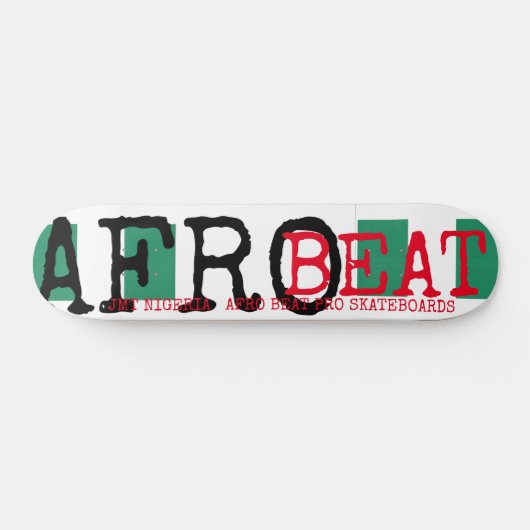 JMT NIGERIA AFRO BEAT 7 3/4-inch skateboard deck (Horizontaal)