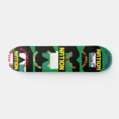 JMT NIGERIA AFRO NATION 7 3/4" Skateboard Deck (Horizontaal)