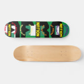 JMT NIGERIA AFRO NATION 7 3/4" Skateboard Deck (Horizontaal)