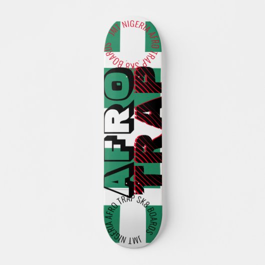JMT NIGERIA AFRO TRAP Skateboard (Voorkant)