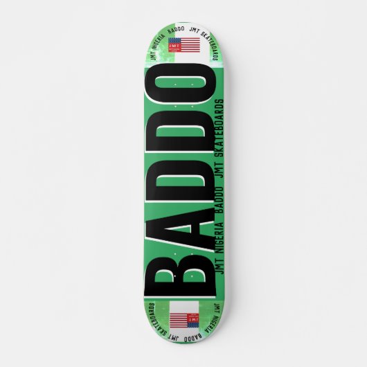 JMT NIGERIA BADDO 7 3/4" Skateboard Deck (Voorkant)