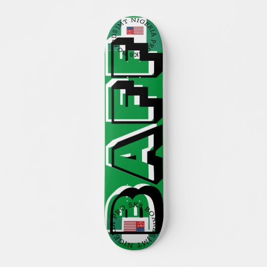 JMT NIGERIA BAFF 7 3/4" Skateboard Deck (Voorkant)