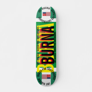 JMT NIGERIA BURNA 7 3/4" Skateboard Deck