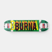 JMT NIGERIA BURNA 7 3/4" Skateboarddek Persoonlijk Skateboard (Horizontaal)