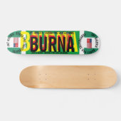 JMT NIGERIA BURNA 7 3/4" Skateboarddek Persoonlijk Skateboard (Horizontaal)