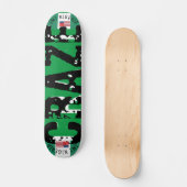 JMT NIGERIA CRAZE 7 3/4" Skateboard Deck (Voorkant)