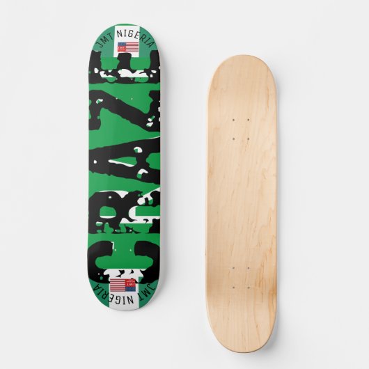 JMT NIGERIA CRAZE 7 3/4" Skateboard Deck (Voorkant)