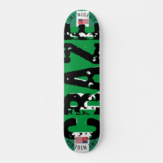 JMT NIGERIA CRAZE 7 3/4" Skateboard Deck (Voorkant)