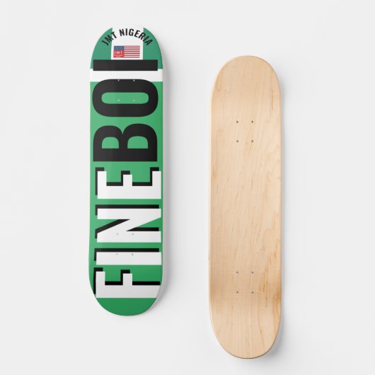 JMT NIGERIA FINE BOI 7 3/4" Skateboard Deck (Voorkant)