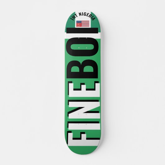 JMT NIGERIA FINE BOI 7 3/4" Skateboard Deck (Voorkant)