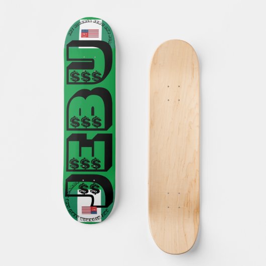 JMT NIGERIA - JEBU 7 3/4" Skateboard Deck (Voorkant)