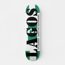 JMT NIGERIA LAGOS 7 3/4-inch skateboard Deck