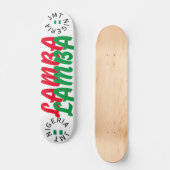 JMT NIGERIA LAMBA 7 3/4" Skateboard Deck (Voorkant)