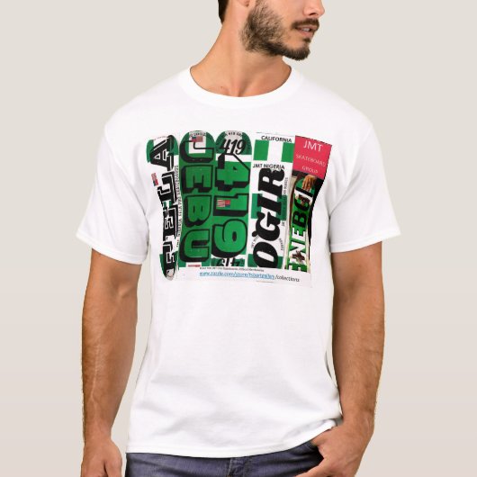 JMT NIGERIA MERCH MANNEN T-SHIRT (Voorkant)