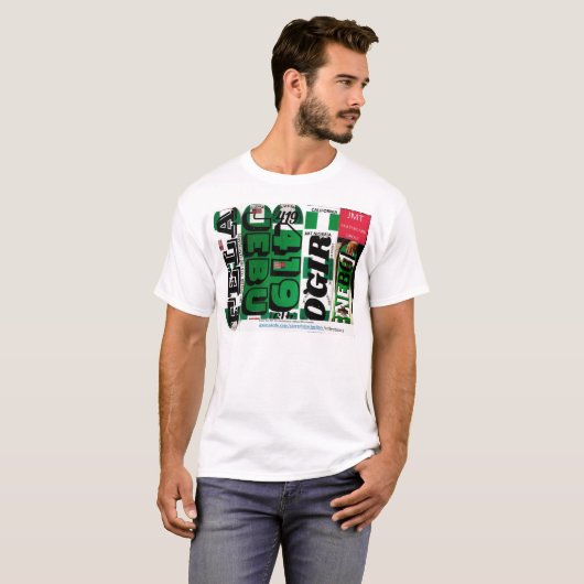 JMT NIGERIA MERCH MANNEN T-SHIRT (Voorkant volledig)