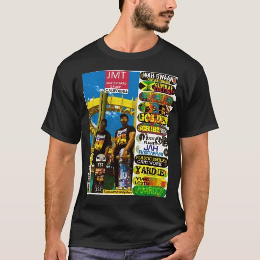 JMT OFFICIËLE SK8 Basic Donker T-shirt (Voorkant)