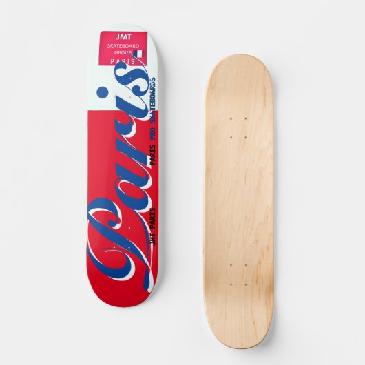 JMT PARIS 7 3/4" Skateboard Deck (Voorkant)