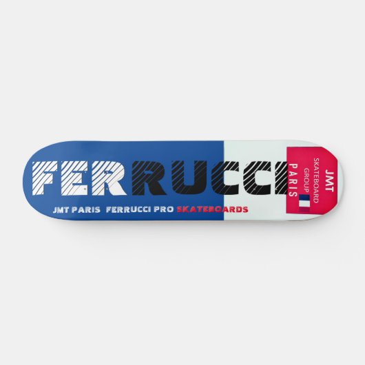 JMT PARIS FERRUCCI 7 3/4" Skateboard Deck (Horizontaal)