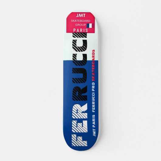 JMT PARIS FERRUCCI 7 3/4" Skateboard Deck (Voorkant)