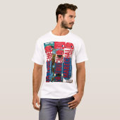JMT PARIS / JAMAICA Heren Basic T-Shirt (Voorkant volledig)