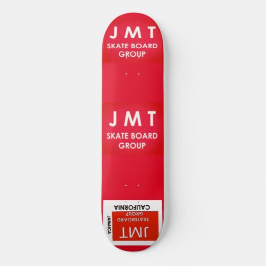 JMT. SK8 BOARD 8 1/4" Skateboarddek Persoonlijk Skateboard (Voorkant)